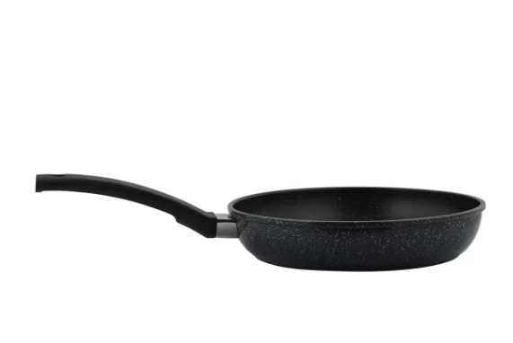 24cm Aluminium 3 Layer Non-Stick Frypan - Stone Grey