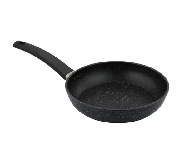 24cm Aluminium 3 Layer Non-Stick Frypan - Stone Grey