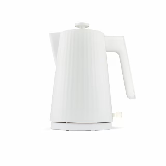 1.7L Fluted Kettle - White Kitchenstuff.lk